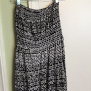 Strapless maxi dress